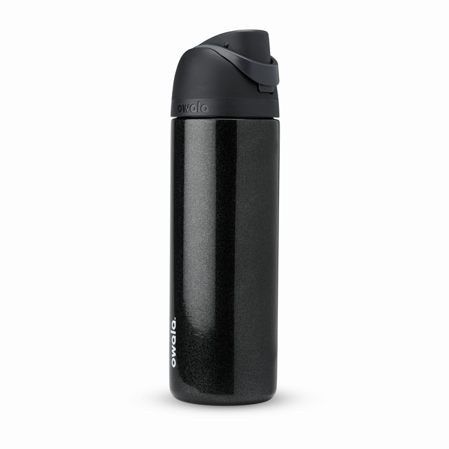 garrafas de água owala da coleção cósmica 710 ml 24 oz pretas