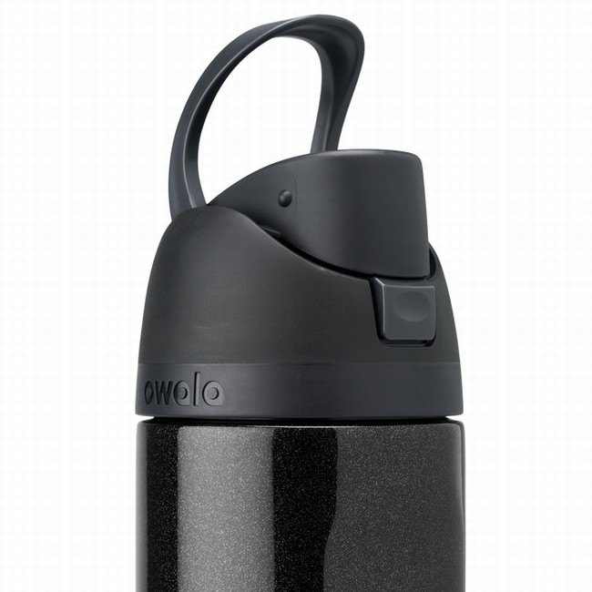 garrafas de água owala da coleção cósmica 710 ml 24 oz pretas