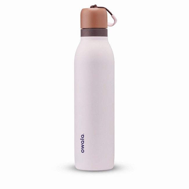 garrafas de água owala freesip twist de 710ml 24oz rosa