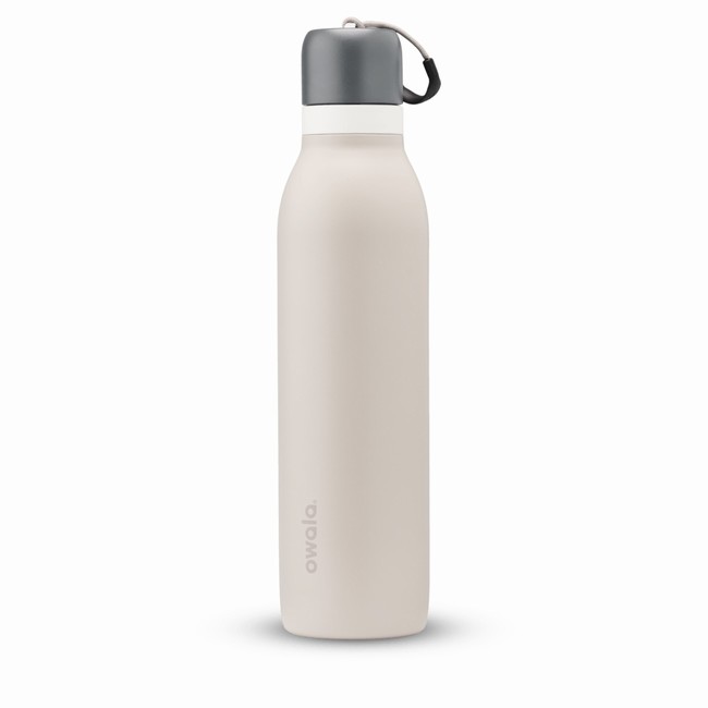 garrafas de água owala freesip twist de 710ml 24oz brancas