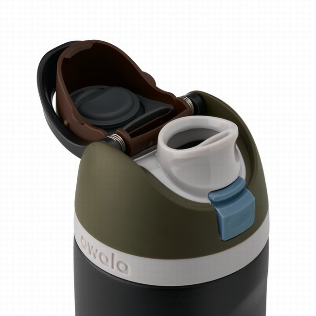 garrafas de água owala freesip de 710ml 24oz pretas