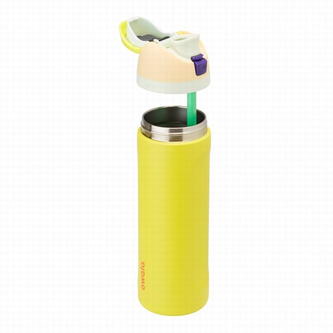garrafas de água owala freesip de 710ml 24oz amarelas