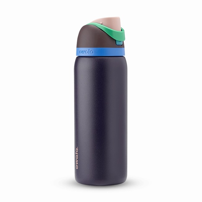garrafas de água owala freesip de 946 ml 32 oz na cor azul marinho