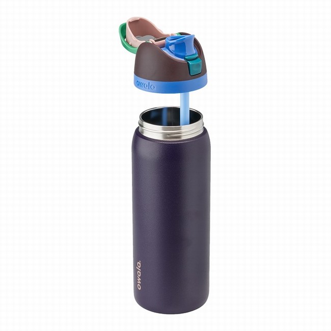 garrafas de água owala freesip de 946 ml 32 oz na cor azul marinho