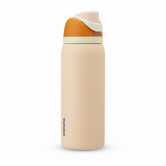 garrafas de água owala freesip de 946 ml 32 oz bege