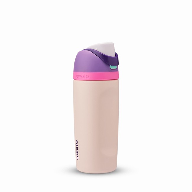 garrafas de água owala freesip de 473 ml 16 oz para crianças bege