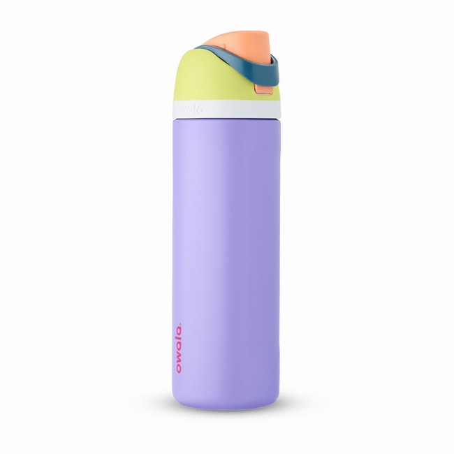 garrafas de água owala freesip de 710ml 24oz roxas