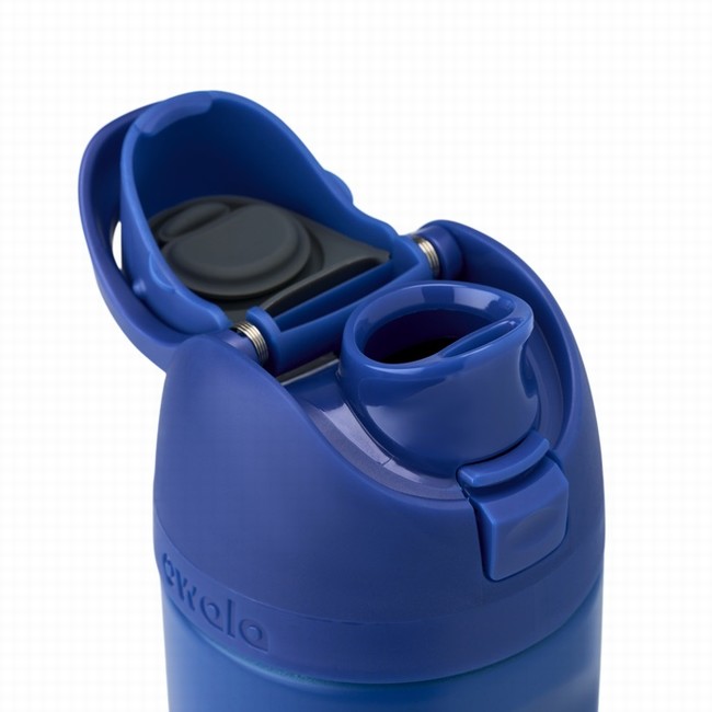 garrafas de água owala freesip de 473ml 16oz para crianças azulpreta.