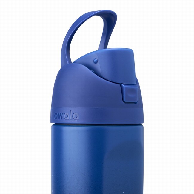 garrafas de água owala freesip de 473ml 16oz para crianças azulpreta.