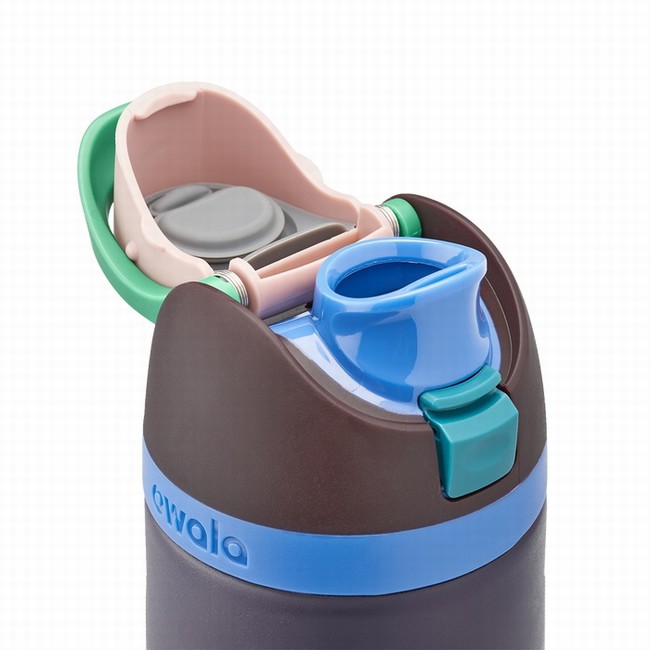 garrafas de água owala freesip de 710 ml 24 oz na cor azul marinho