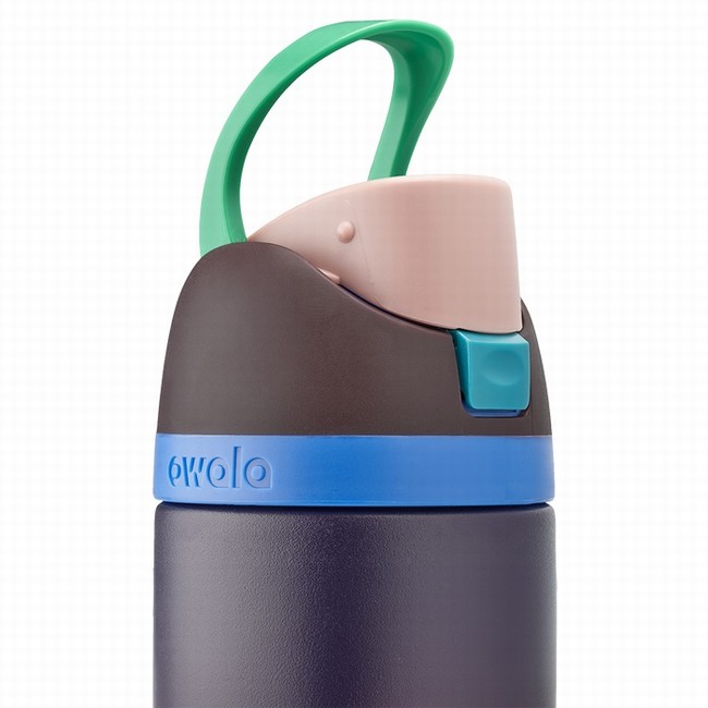 garrafas de água owala freesip de 710 ml 24 oz na cor azul marinho
