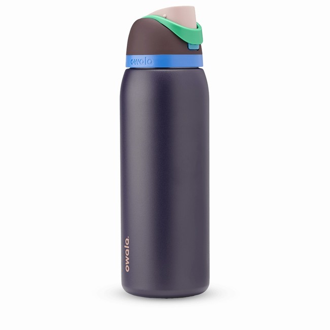 garrafas de água owala freesip de 118 l 40 oz na cor azul marinho