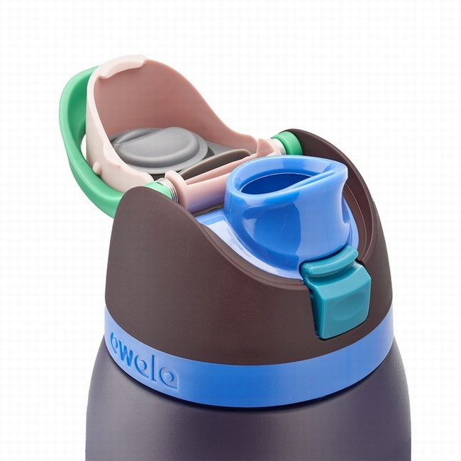 garrafas de água owala freesip de 118 l 40 oz na cor azul marinho