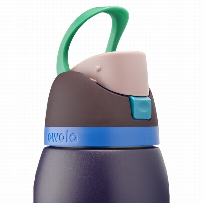 garrafas de água owala freesip de 118 l 40 oz na cor azul marinho