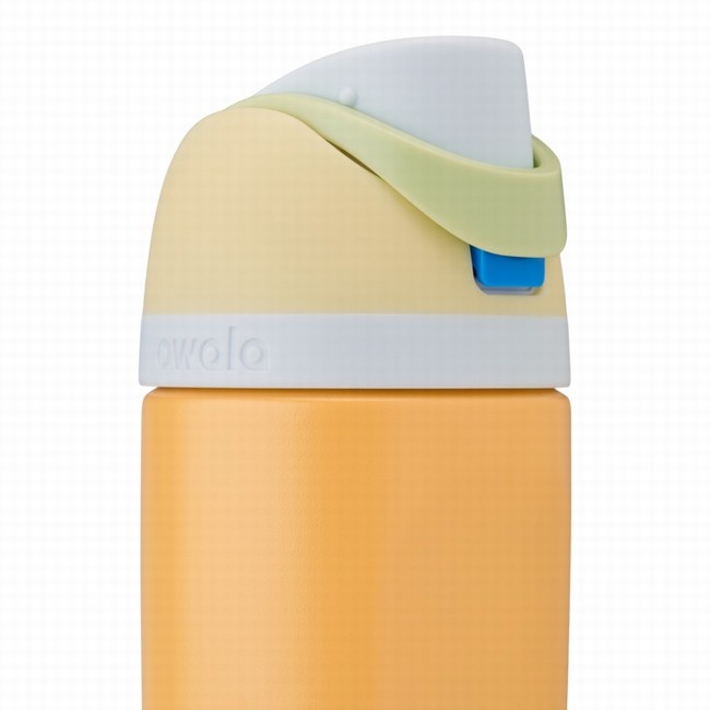 garrafas de água infantis owala freesip de 473 ml 16 oz na cor amarela.