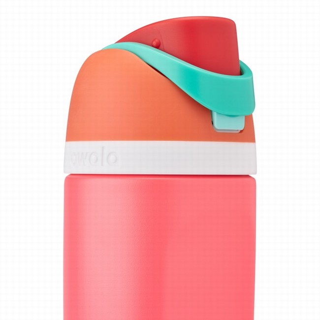 garrafas de água owala freesip de 473ml 16oz para crianças rosa.