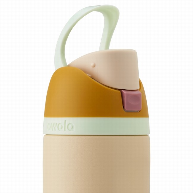 garrafas de água owala freesip de 710ml 24oz bege