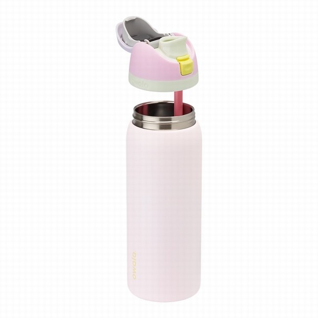 garrafas de água owala freesip de 946 ml 32 oz rosa
