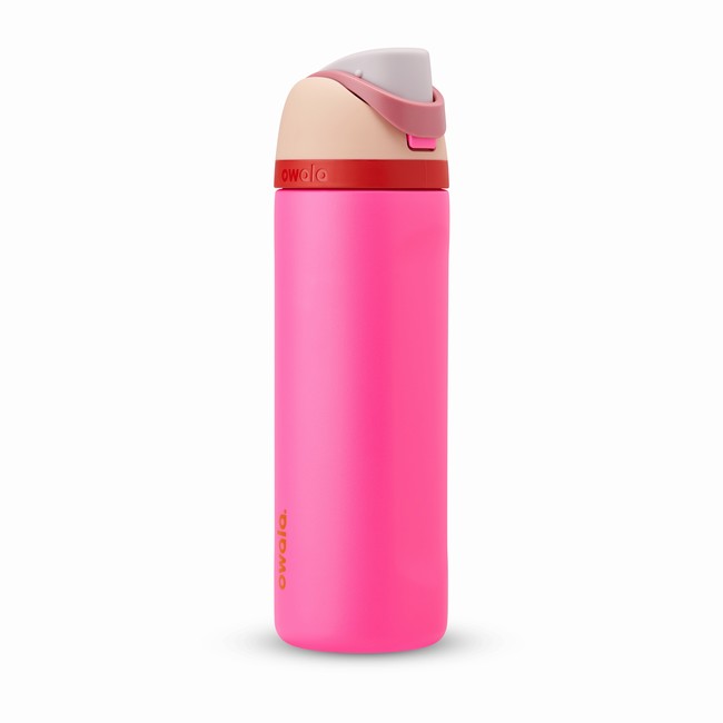 garrafas de água owala freesip de 710ml 24oz rosa