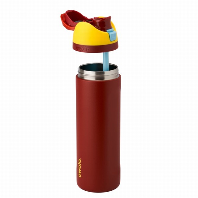 garrafa de água owala marvel de 710ml 24oz marrom