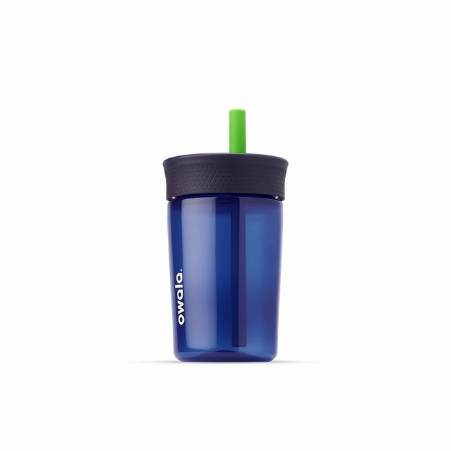 garrafa térmica infantil owala de 443ml 15oz azul