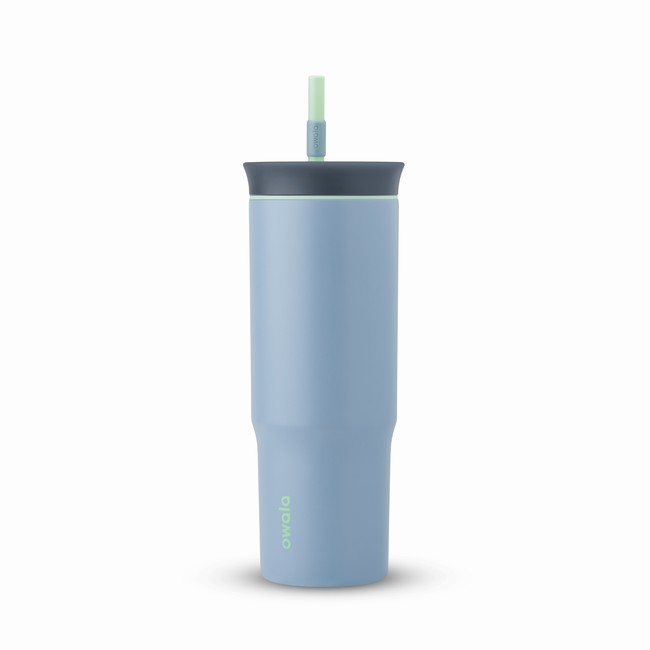 garrafa térmica owala de 710ml 24oz azul