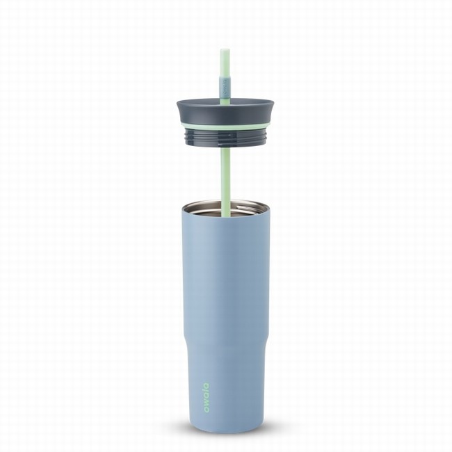 garrafa térmica owala de 710ml 24oz azul