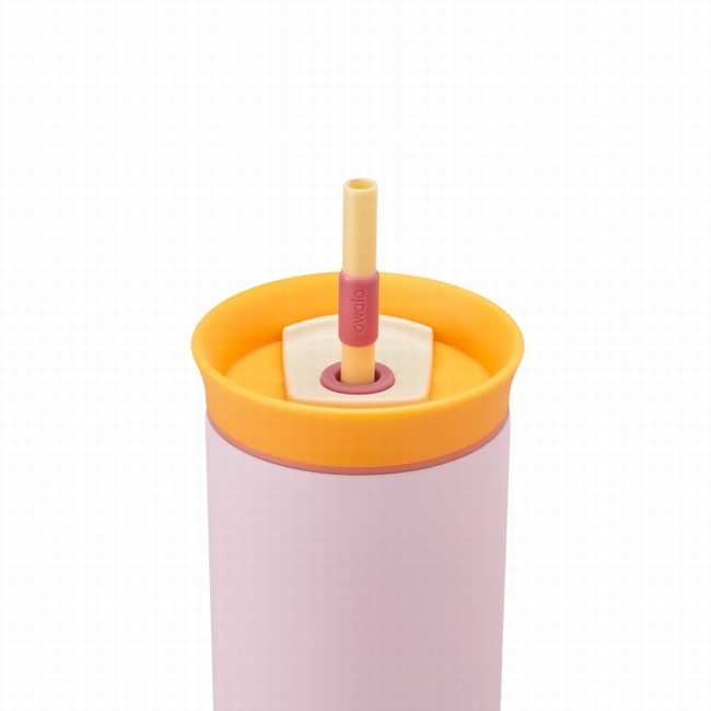 garrafa térmica owala de 710ml 24oz rosa