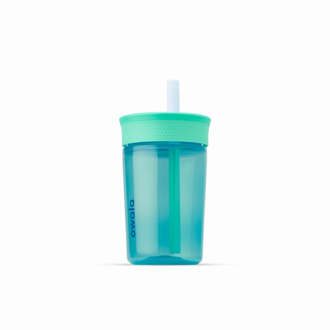 garrafa térmica infantil owala de 443ml 15oz azul