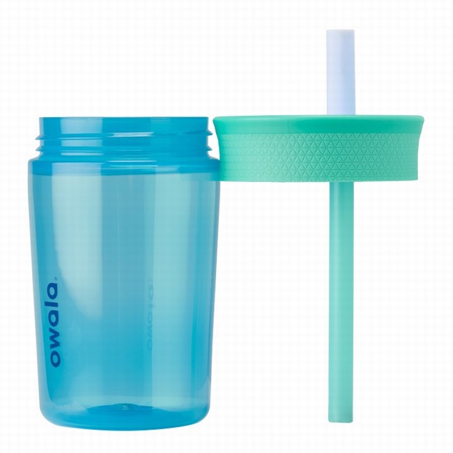 garrafa térmica infantil owala de 443ml 15oz azul