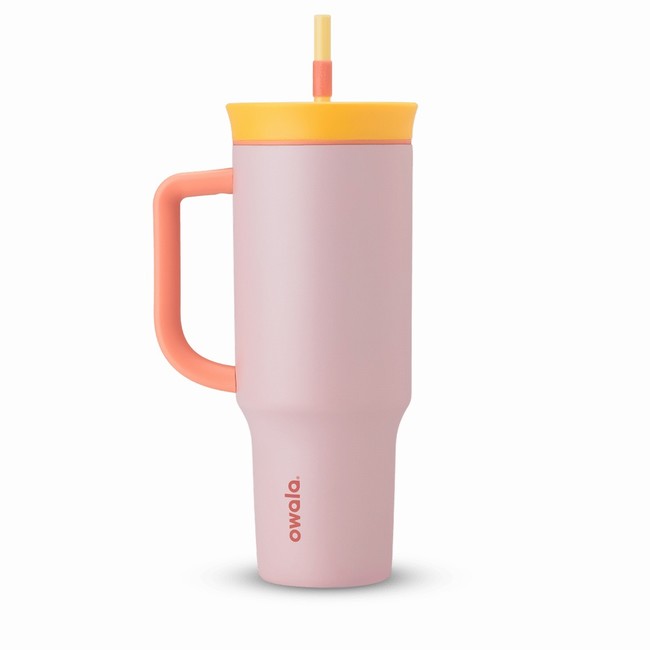 garrafa térmica owala de 118 l 40 oz rosa
