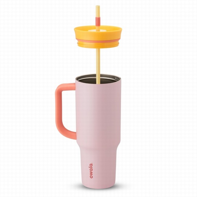 garrafa térmica owala de 118 l 40 oz rosa