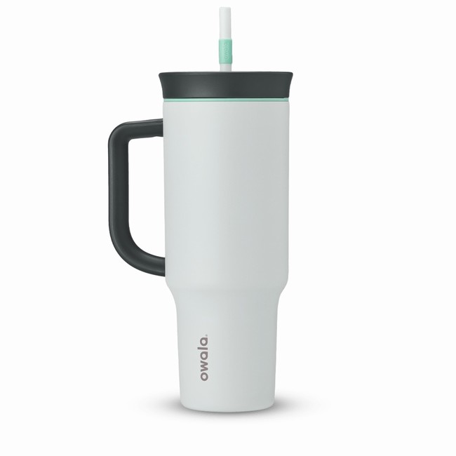 garrafa térmica owala de 118 litro 40 oz branca