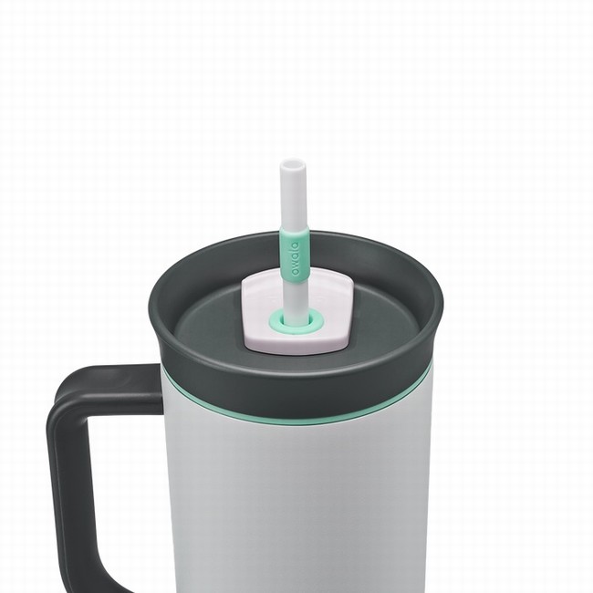 garrafa térmica owala de 118 litro 40 oz branca