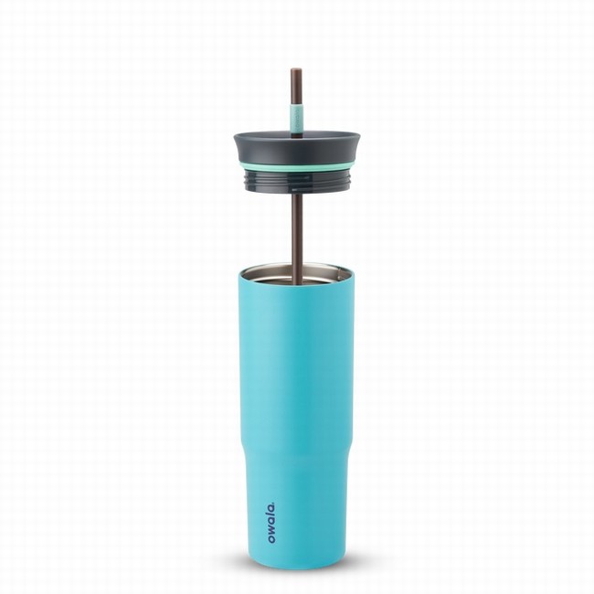 garrafa térmica owala de 710ml 24oz azul