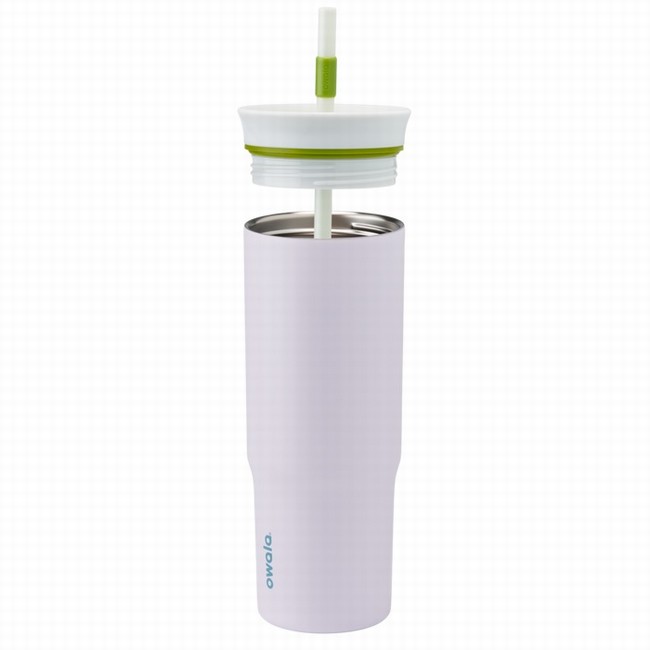 garrafa térmica owala de 710 ml 24 oz branca