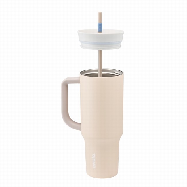 garrafa térmica owala de 40 oz 118 l bege