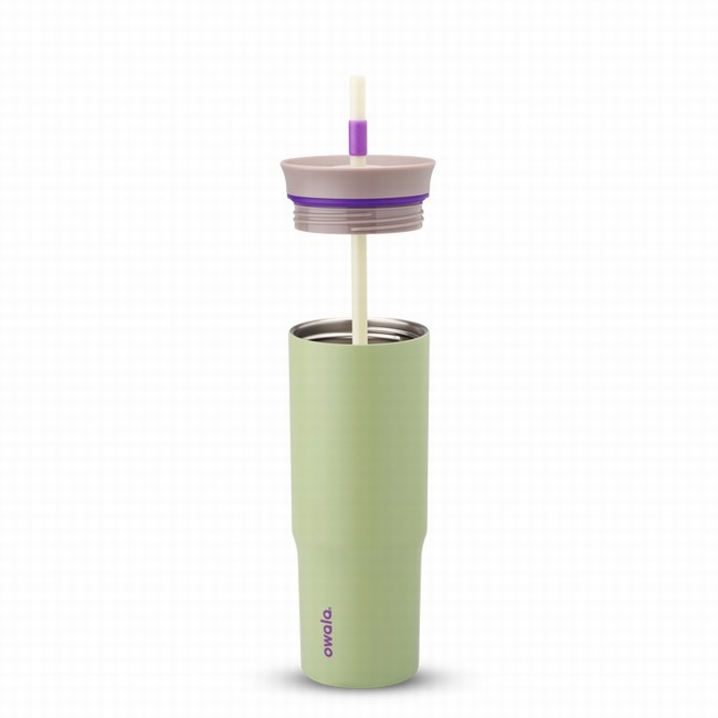 garrafa térmica owala de 710ml 24oz verde