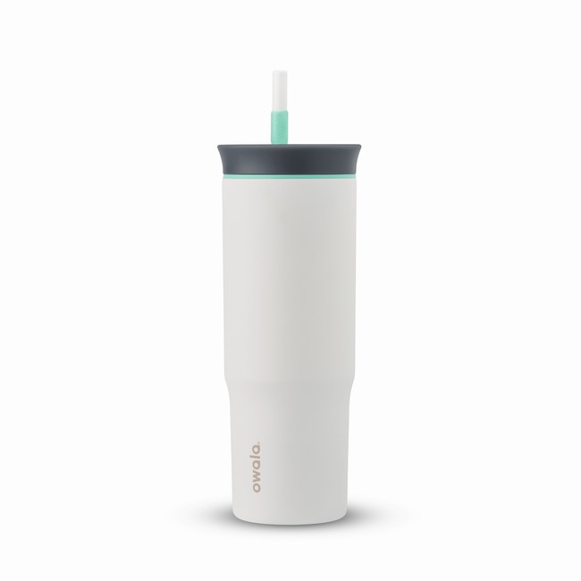 garrafa térmica owala de 710 ml 24 oz branca
